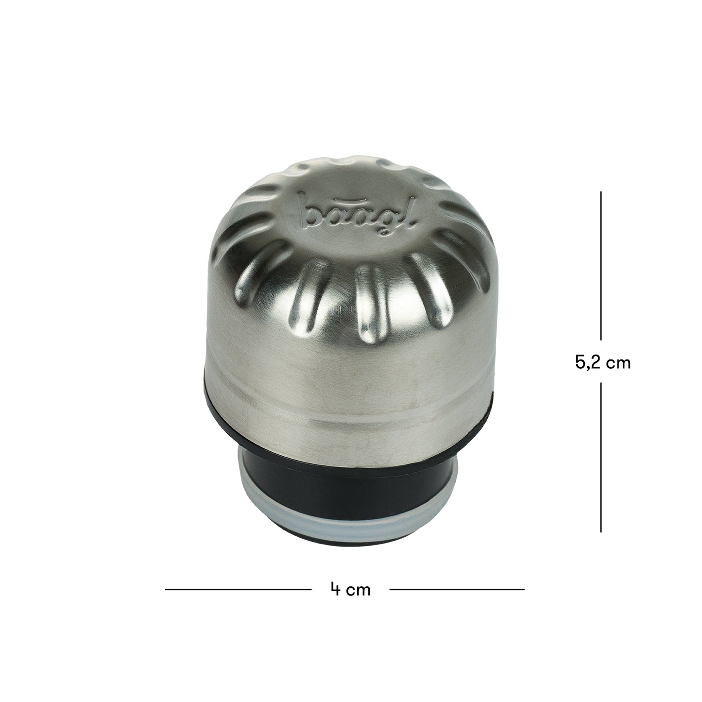 Metal replacement cap for BAAGL insulated bottle