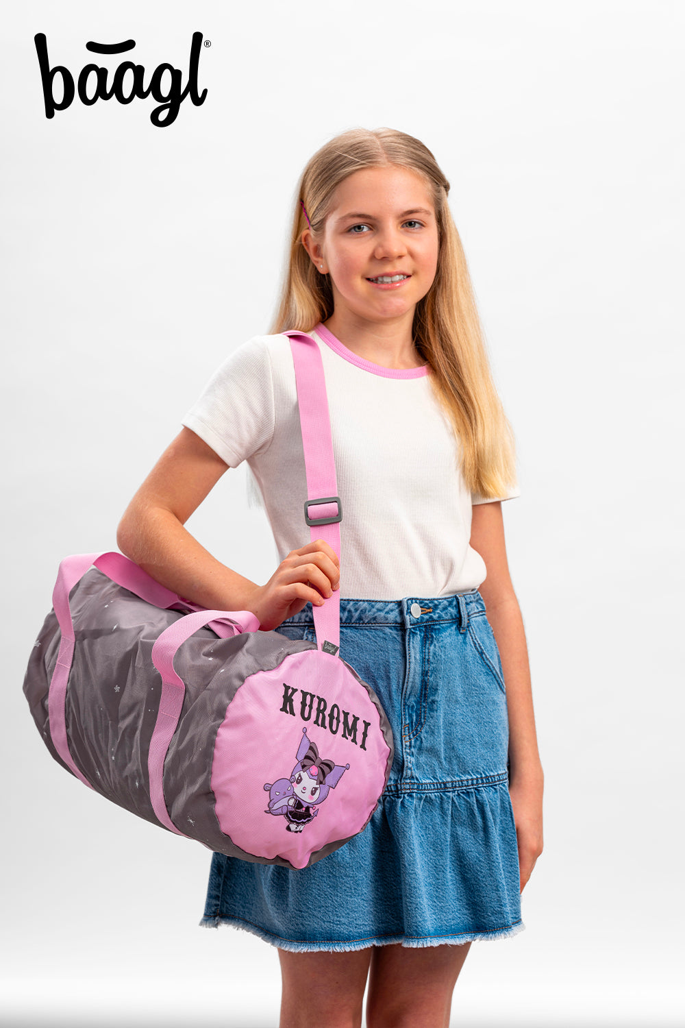 Foldable sports bag Hoop Kuromi Grey