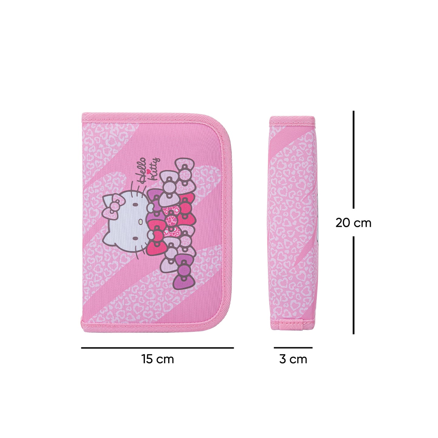 One-tier pencil case Hello Kitty Sweet Leopard
