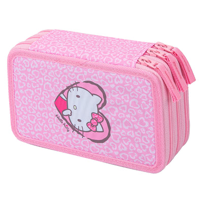 Three-tier pencil case Hello Kitty Sweet Leopard
