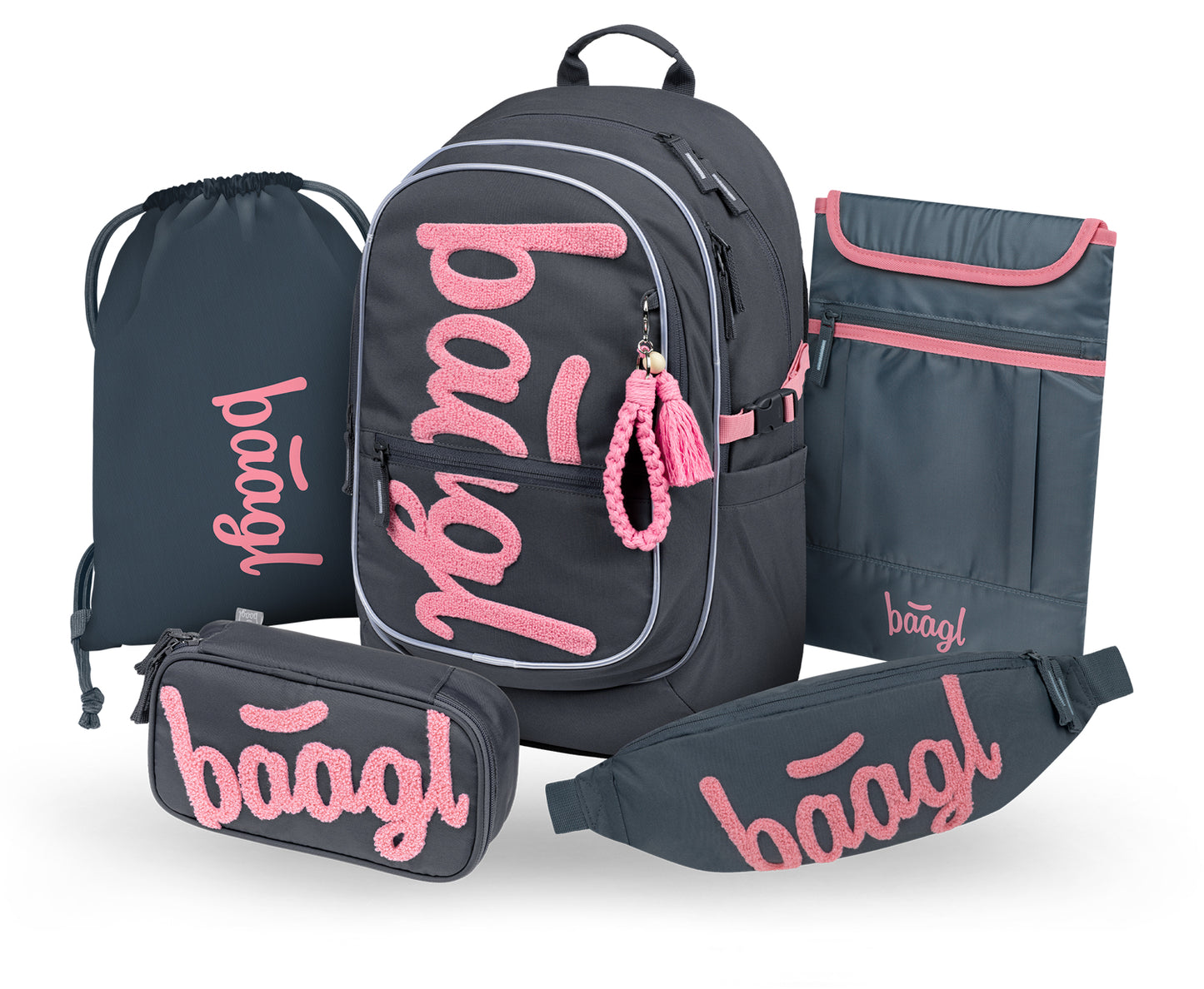 School set Core Logo pink III