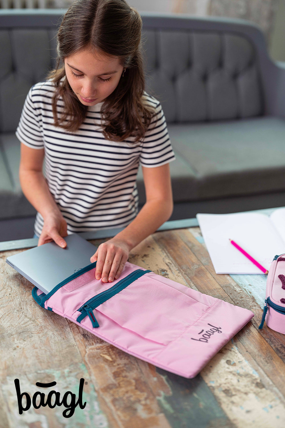 Laptop sleeve Rose
