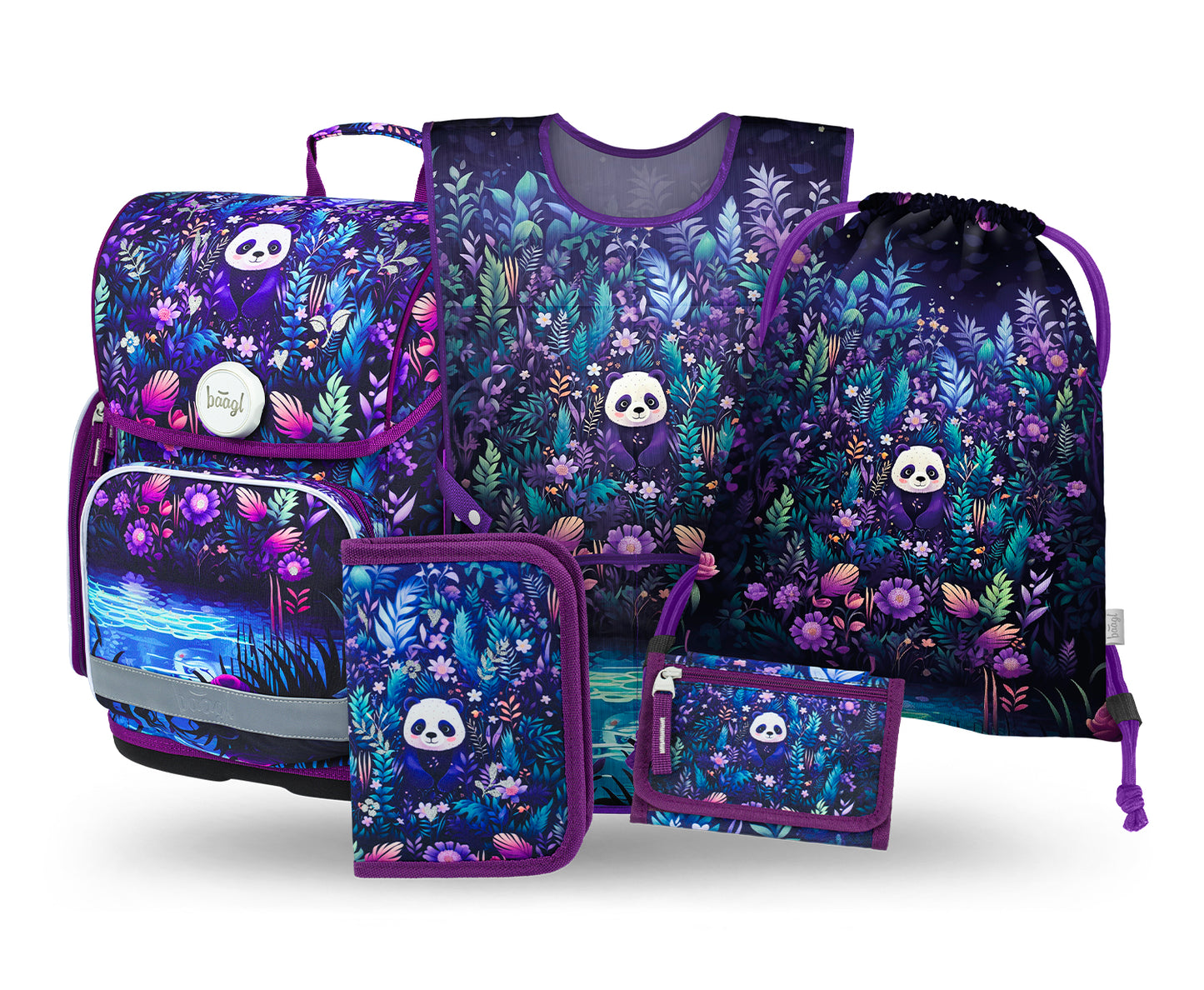School set Ergo Jungle Panda III