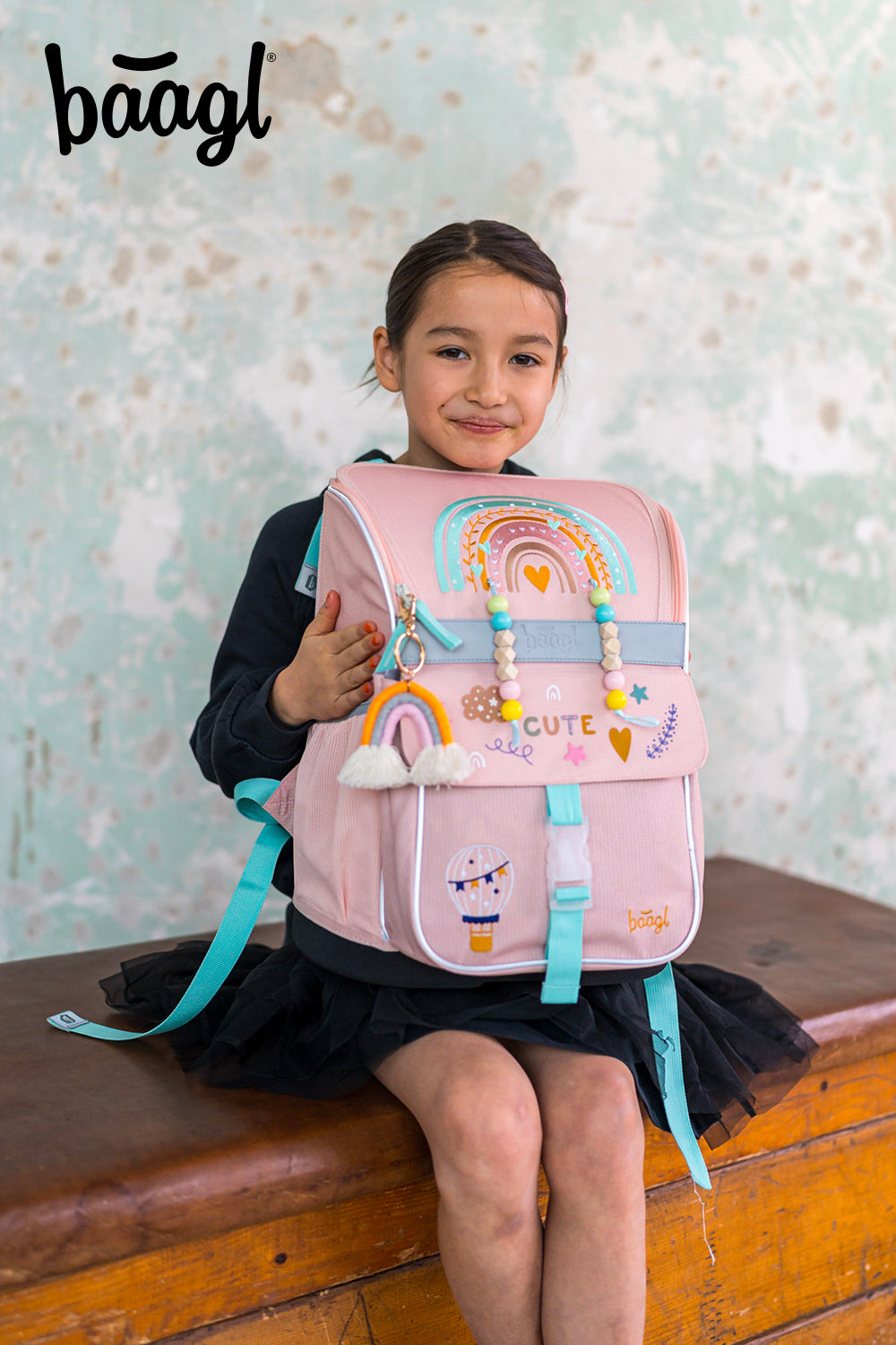 School set Zippy Rainbow Pink III