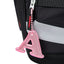 Reflective keychain letter A