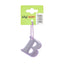 Reflective keychain letter B