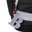 Reflective keychain letter B
