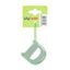 Reflective keychain letter D