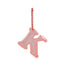 Reflective keychain letter K