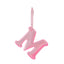 Reflective keychain letter M