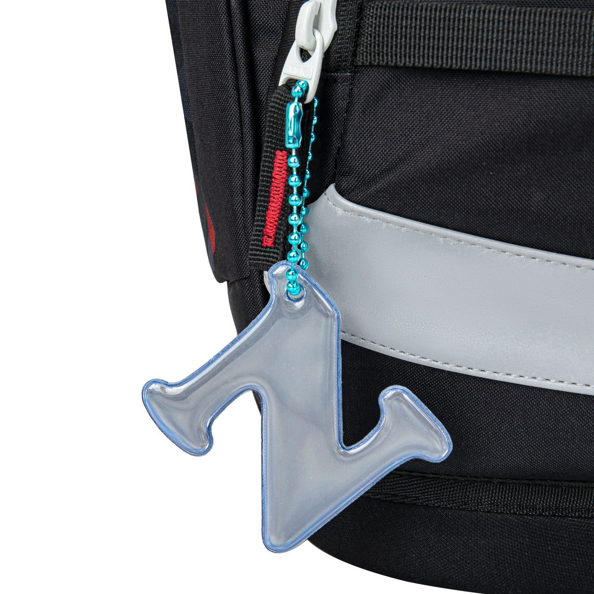 Reflective keychain letter N