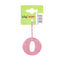 Reflective keychain letter O