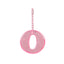 Reflective keychain letter O