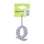 Reflective keychain letter Q