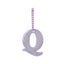 Reflective keychain letter Q