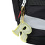 Reflective keychain letter R