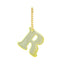 Reflective keychain letter R