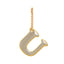 Reflective keychain letter U