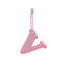Reflective keychain letter V