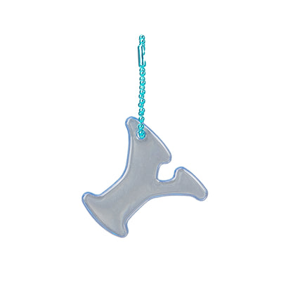 Reflective keychain letter Y