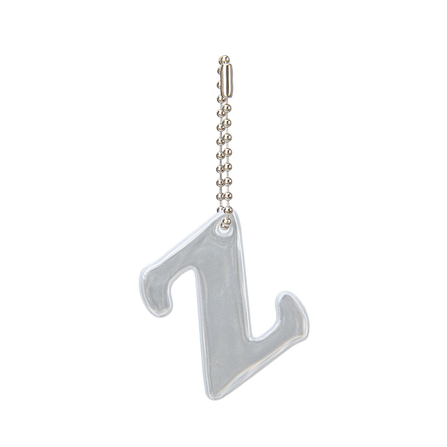 Reflective keychain letter Z