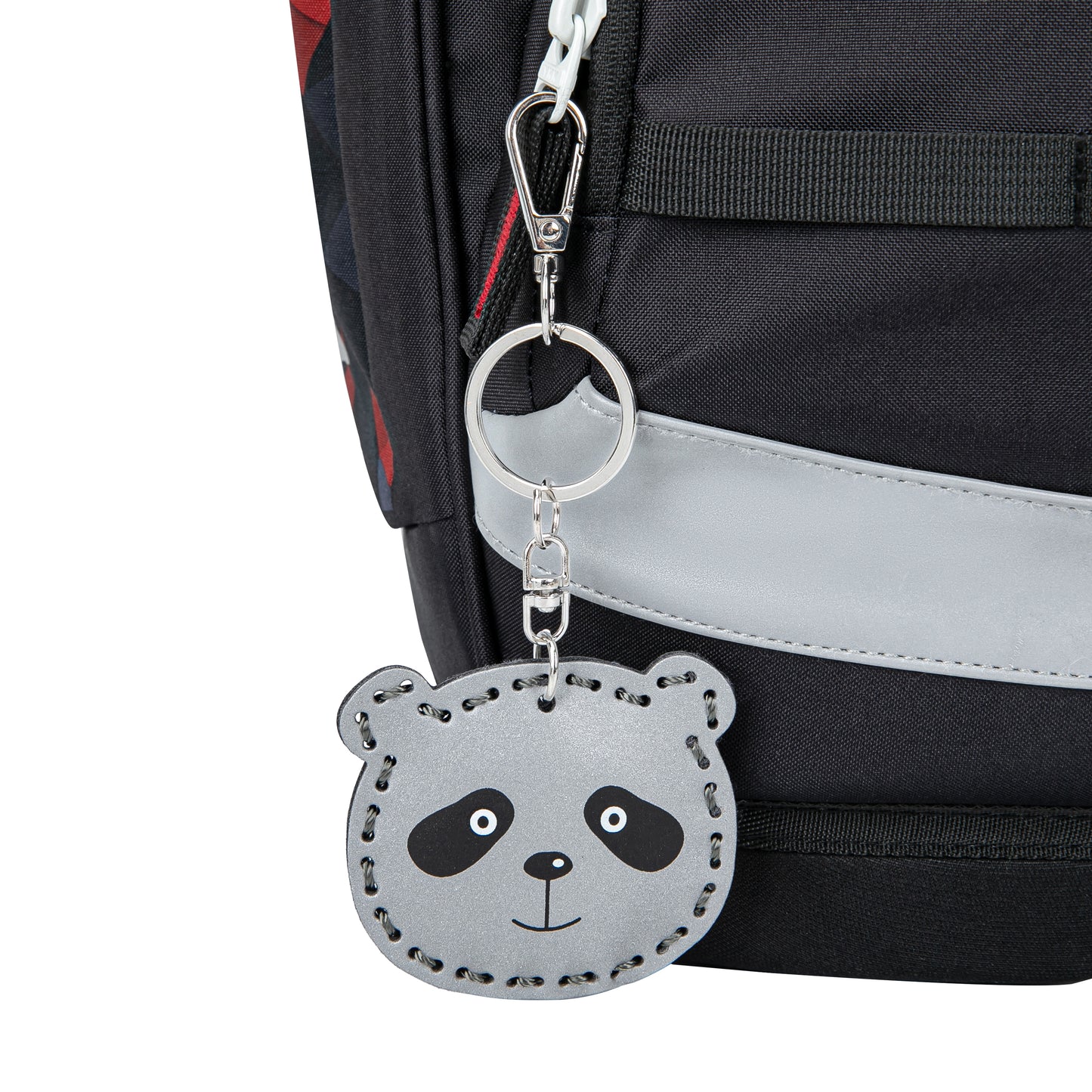 Reflective keychain Panda