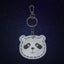 Reflective keychain Panda
