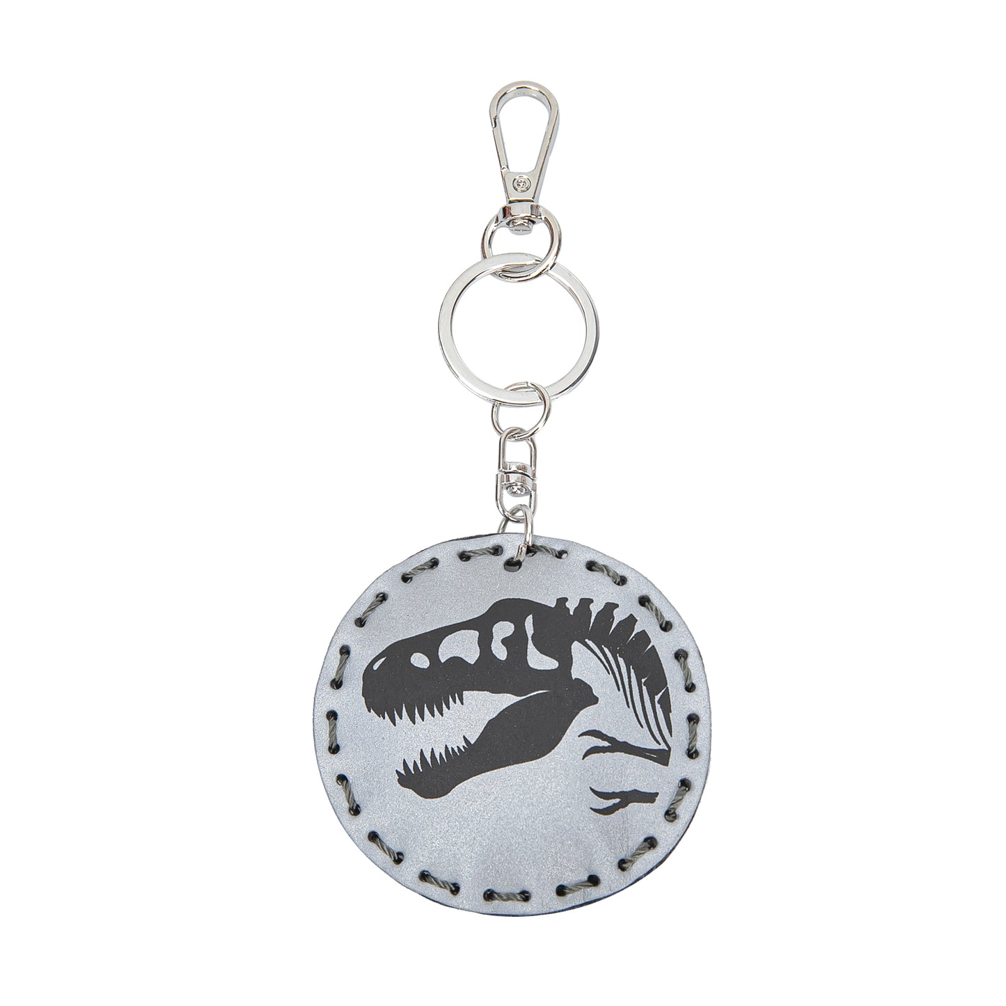 Reflective keychain Dino