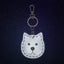 Reflective keychain Dog