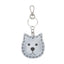 Reflective keychain Dog