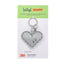 Reflective keychain Heart