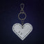 Reflective keychain Heart