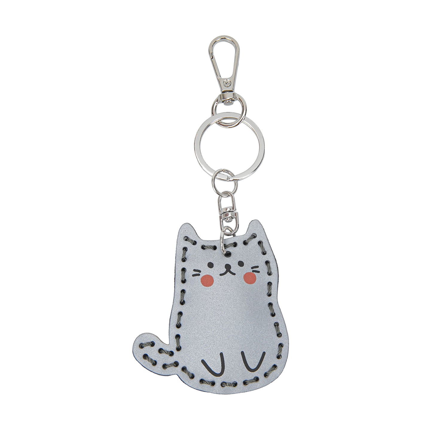 Reflective keychain Cat
