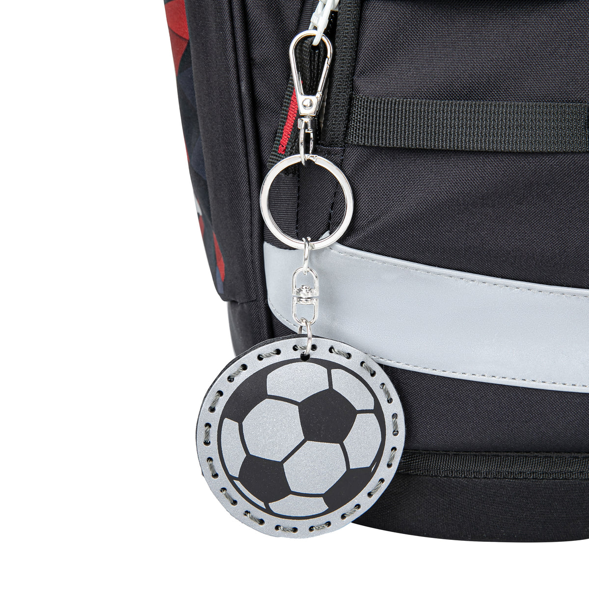 Reflective keychain Football Ball