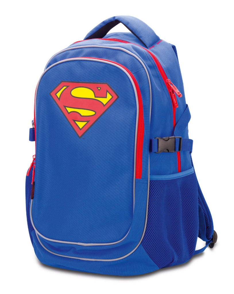 Large backpack with rain poncho Superman – ORIGINAL