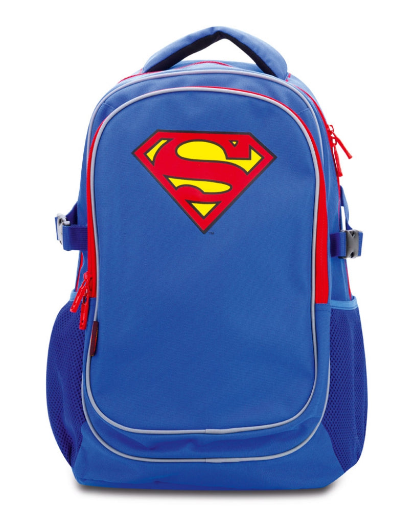 Large backpack with rain poncho Superman – ORIGINAL