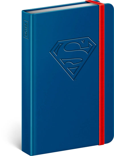 Notebook Superman - Logo, lined, 11 × 16 cm