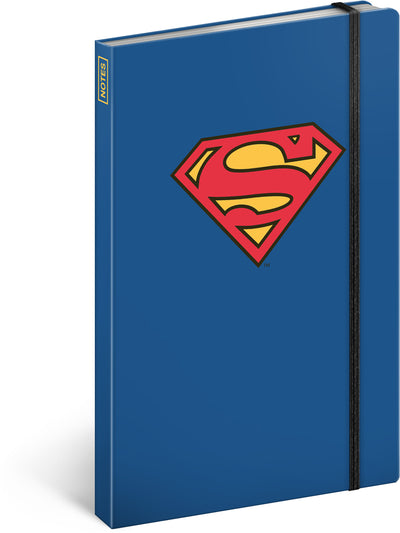Notebook Superman – Symbol, lined, 13 × 21 cm