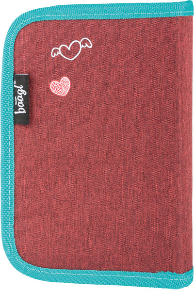 School pencil case Hearts