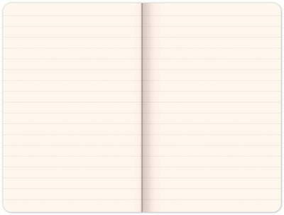Notebook Think of me, lined, 11 × 16 cm