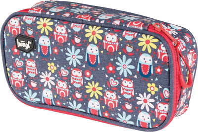 School pencil case etue Happy Owls