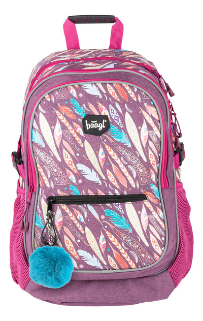 School backpack Feathers