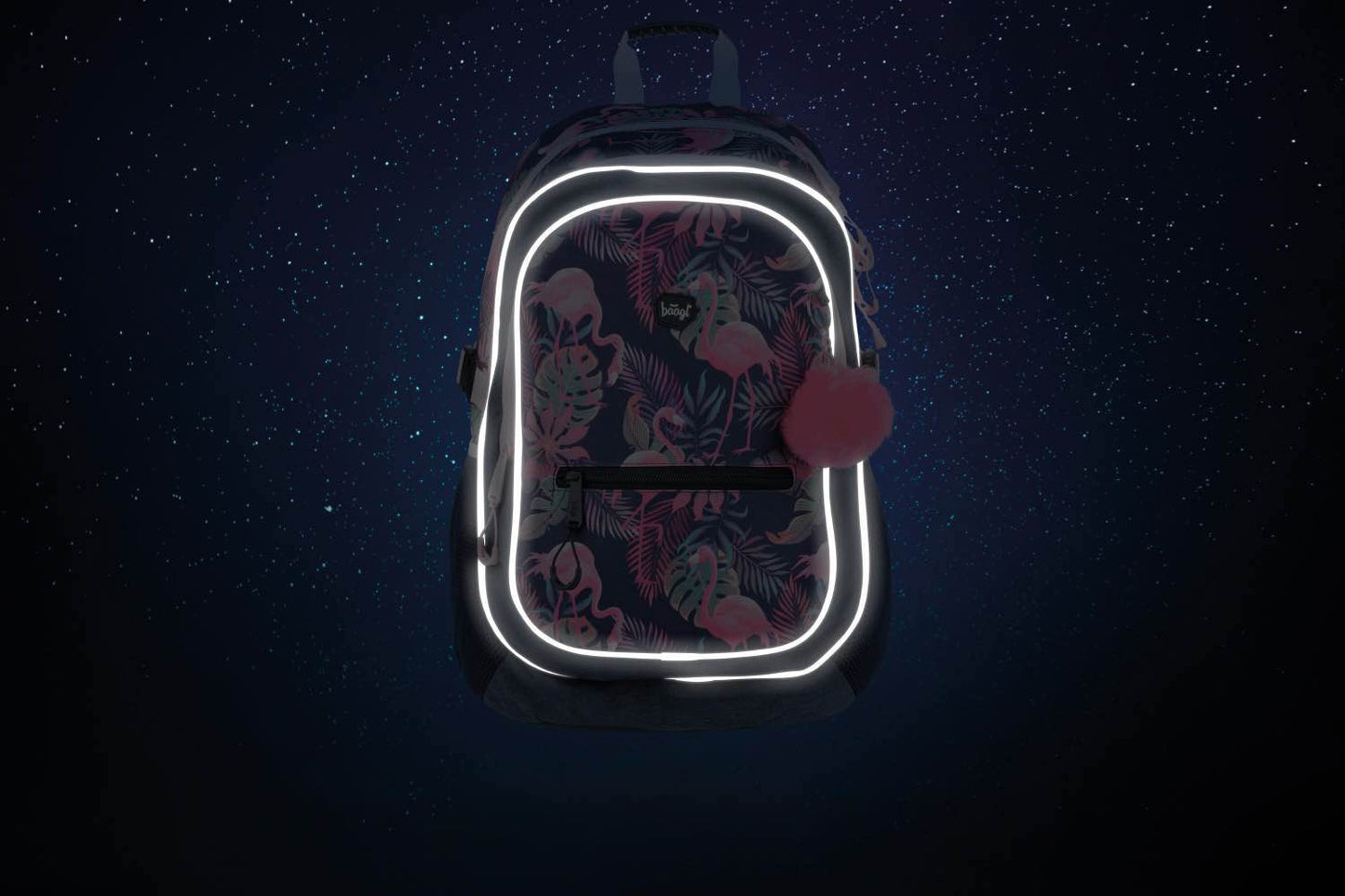 School backpack Core Flamingo