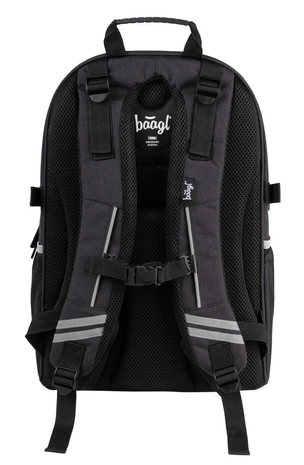 School backpack Skate Black