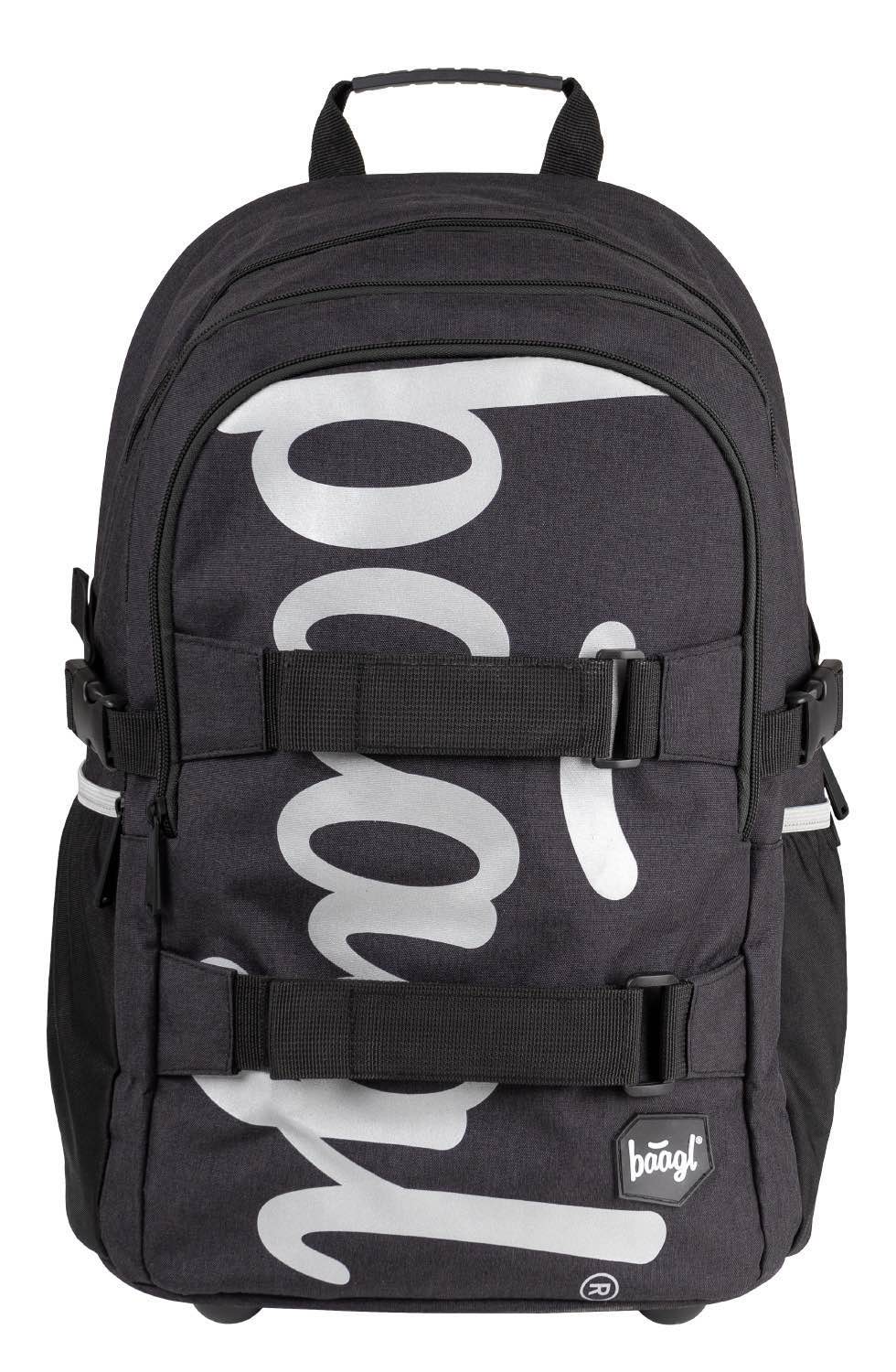 School backpack Skate Black