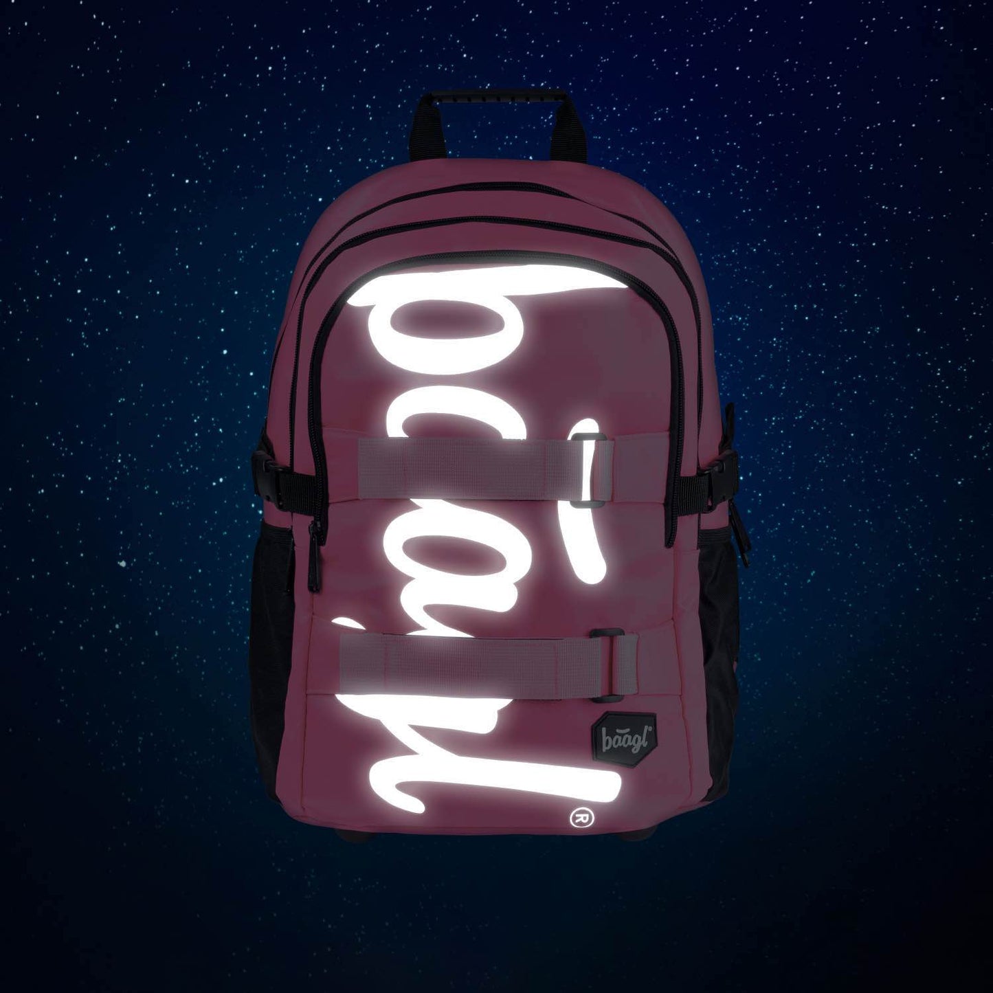 School backpack Skate Pink