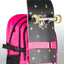School backpack Skate Pink