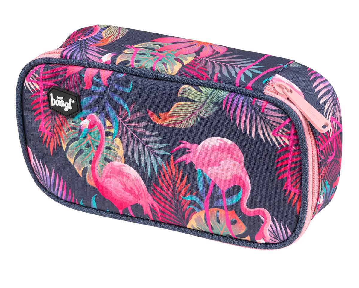 School etui Flamingo