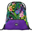 Gym sack with zip pocket Tropical