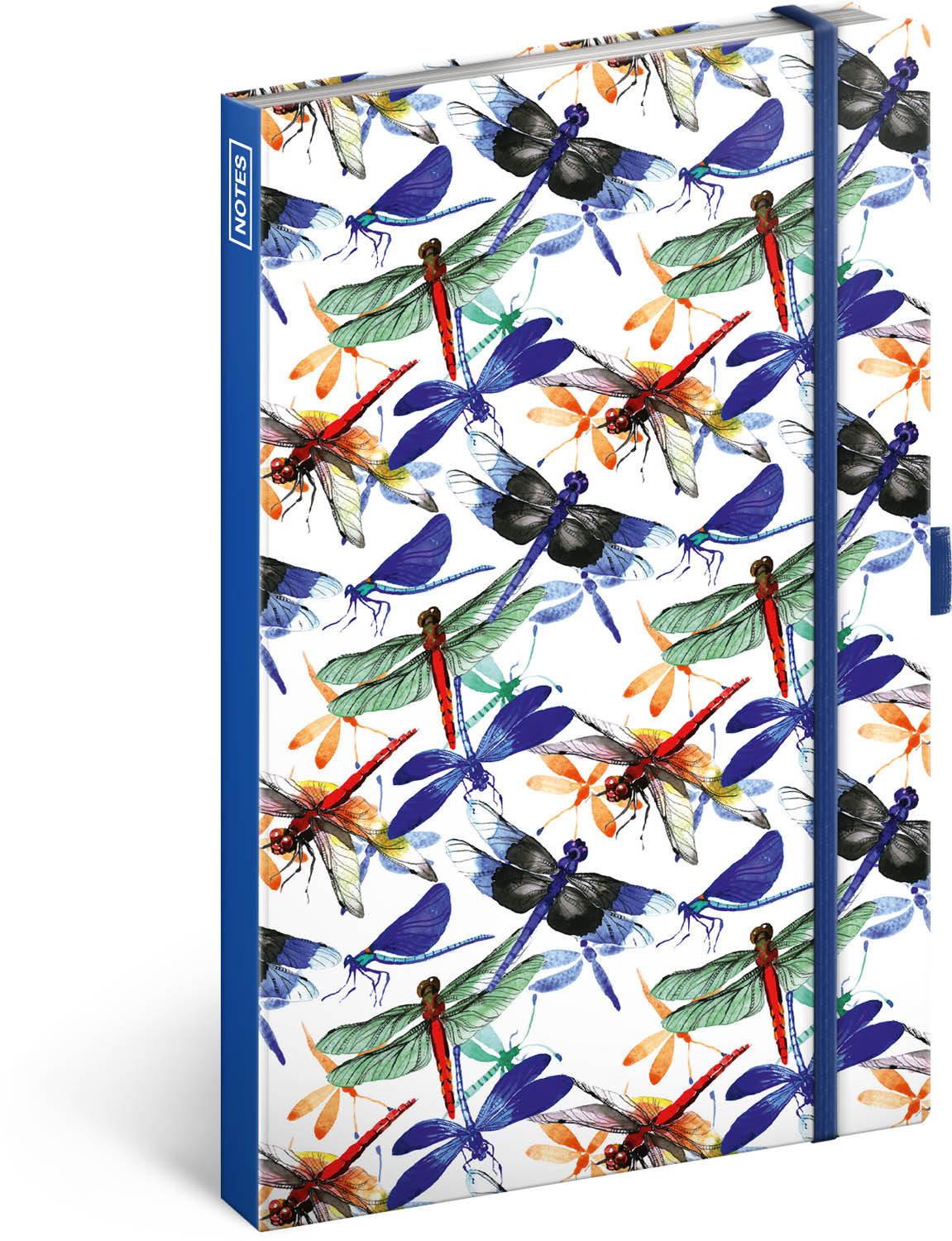 Notebook Dragonflies, lined, 13 × 21 cm